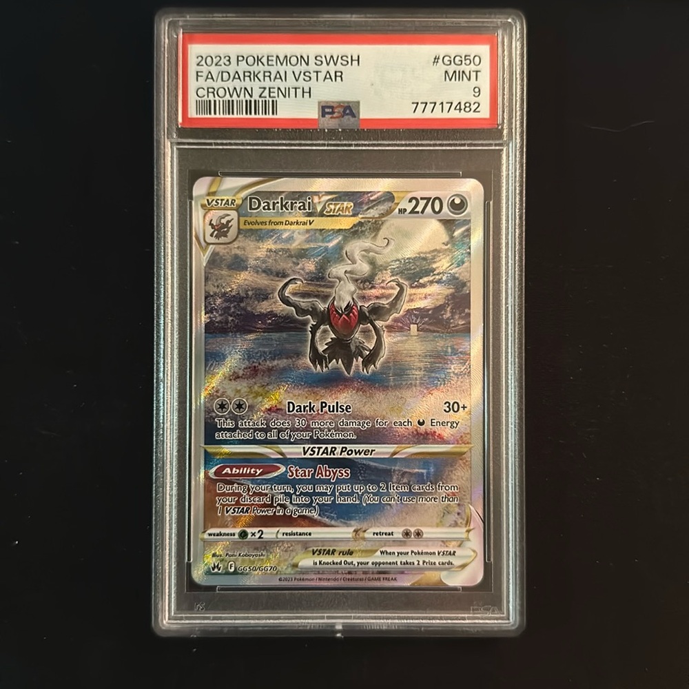 Pokémon (Darkrai VSTAR PSA 9)